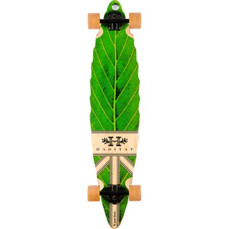 Habitat Leaf Lines 40.5 Bamboo Longboard Complete