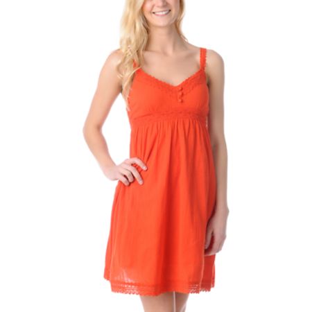 ONeill Honalula Red Gauze Dress