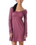 Billabong Girls Benny Crushed Berry Long Sleeve Dress