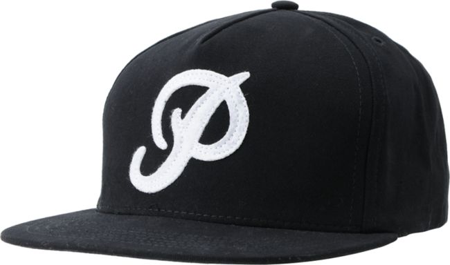 Primitive Classic P Black Snapback Hat