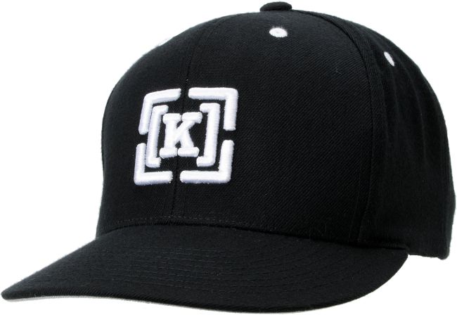 KR3W Brackets Black Snapback Hat