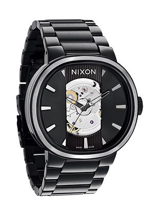 Nixon Capital Automatic All Black Guys Watch