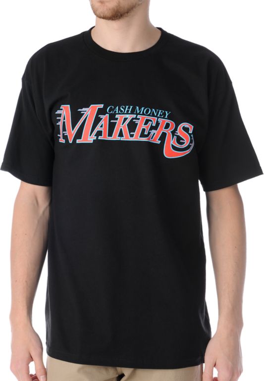 Official Cash Money Makers Black Tee Shirt