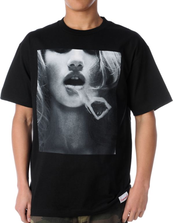 Diamond Supply Smoke Rings Black Tee Shirt