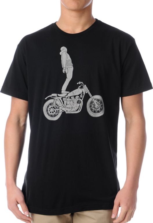 Roark Ghost Rider Black Tee Shirt