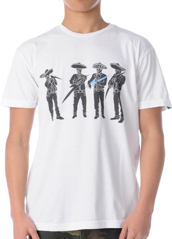 Roark Mariachi Trip White Tee Shirt