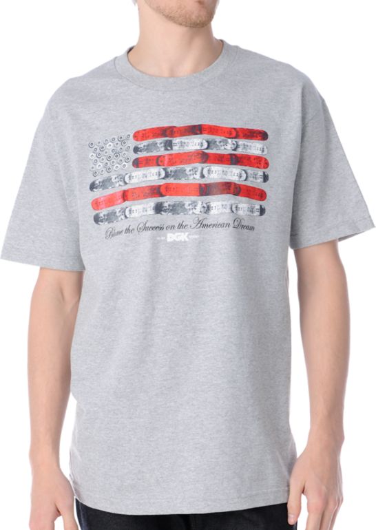 DGK American Dream Grey Tee Shirt