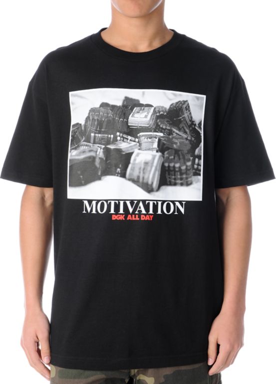 DGK Stacks Black Tee Shirt