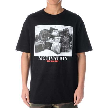 DGK Stacks Black Tee Shirt