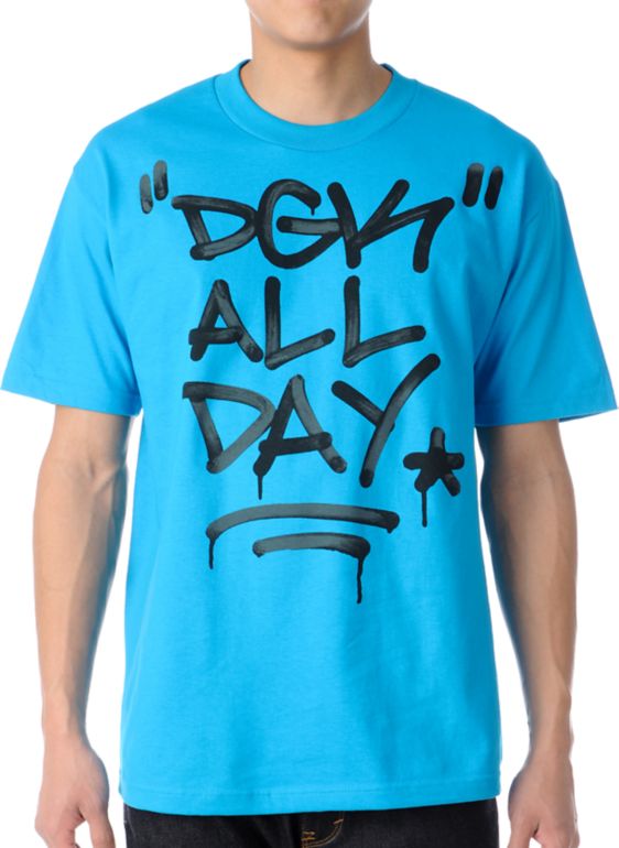 DGK Marked Up Turquoise Tee Shirt