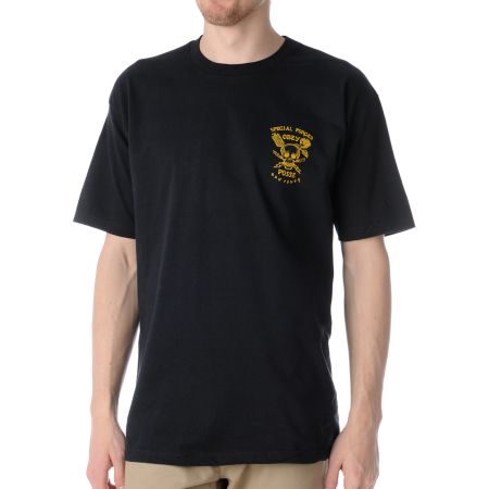 Obey Special Forces Black Tee Shirt 