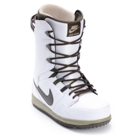 Nike Vapen White & Smoke Snowboard Boots 2013