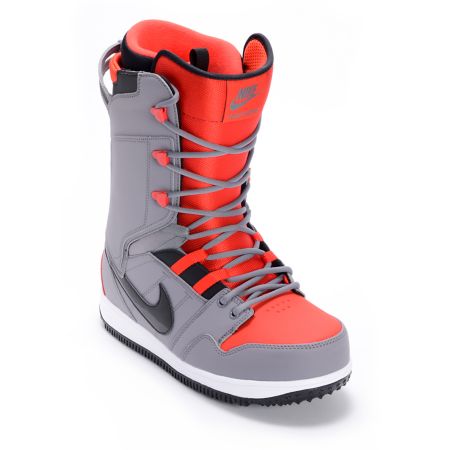 Nike Vapen Charcoal, Black & Challenge Red Snowboard Boots 2013