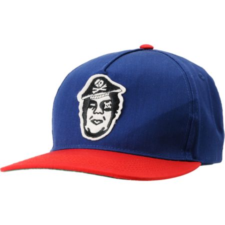 Obey Avast Blue & Red Snapback Hat