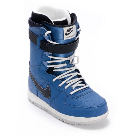Nike Zoom Force 1 Utility Blue & Bone Snowboard Boots 2013