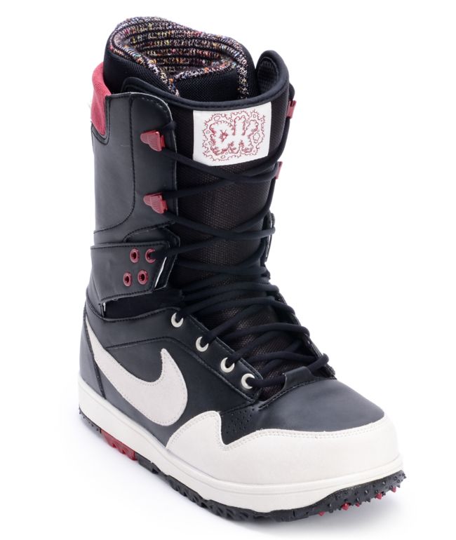 Nike Zoom Force Danny Kass Sail & Red Snowboard Boots 2013