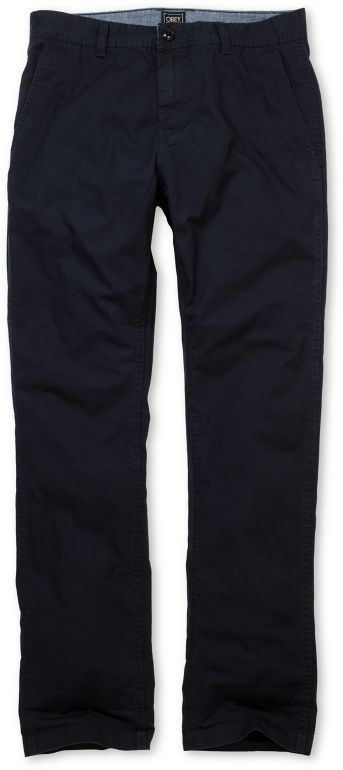 Obey Traveler Navy Blue Chino Pants
