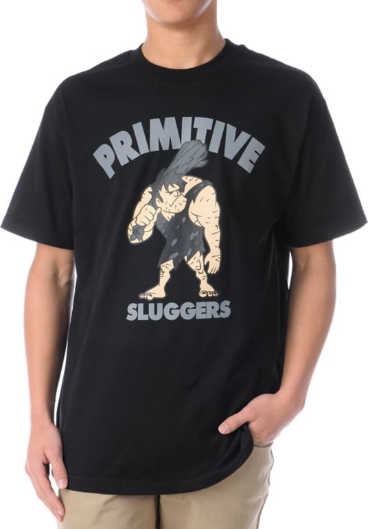 Primitive Sluggers Black Tee Shirt