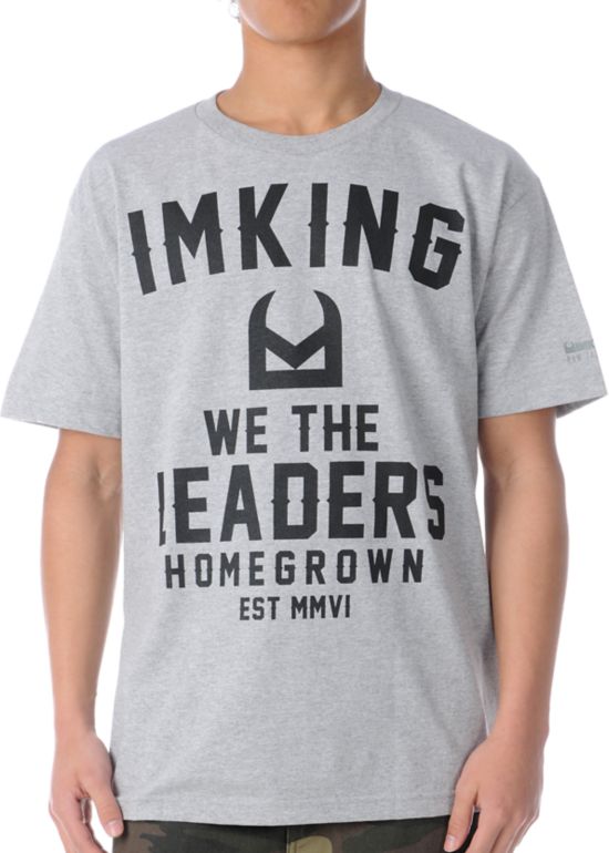 IMKing Domestic Heather Grey Tee Shirt