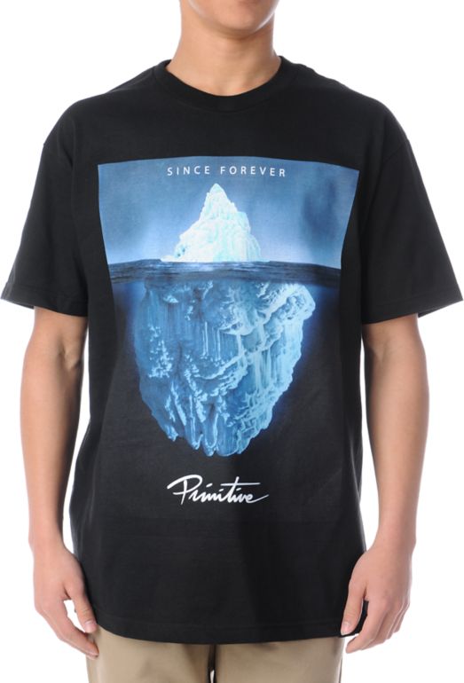Primitive Iceberg Black Tee Shirt