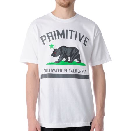 Primitive Cultivated 2 White Tee Shirt 