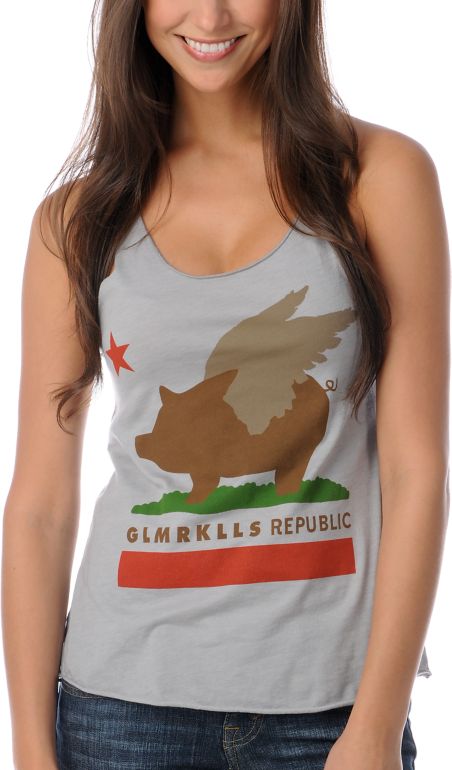Glamour Kills Glamourfornication Racerback Tank Top