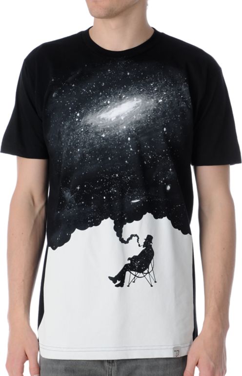 Imaginary Foundation Nostalgic Mood Black Tee Shirt