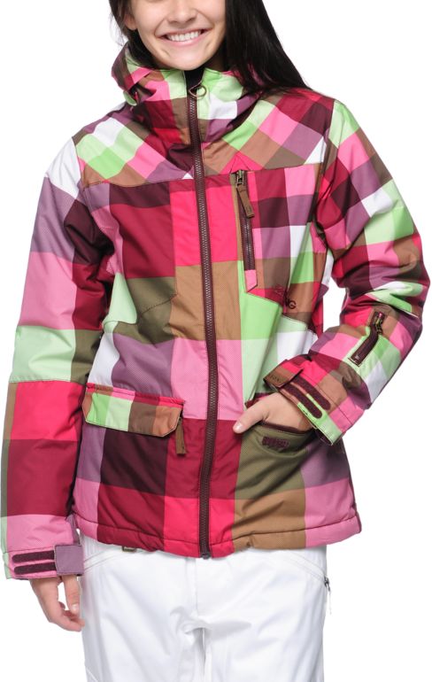 Billabong Check Your Booty 10K Girls 2013 Snowboard Jacket