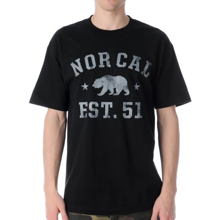 Nor Cal Sophomore Black Tee Shirt