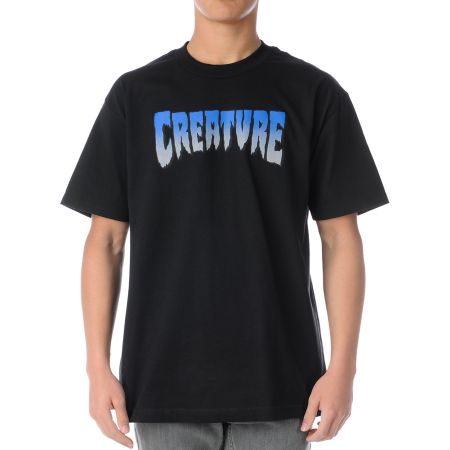 Creature Green Black Tee Shirt