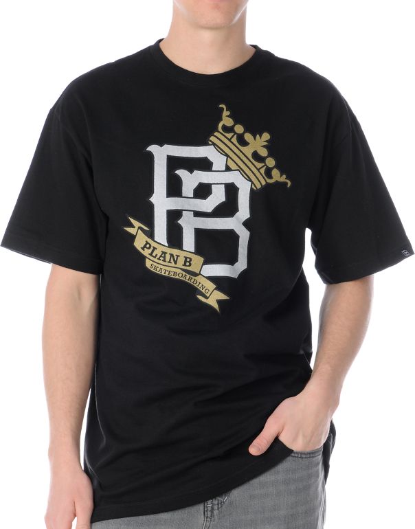 Plan B Ballpark Black Tee Shirt