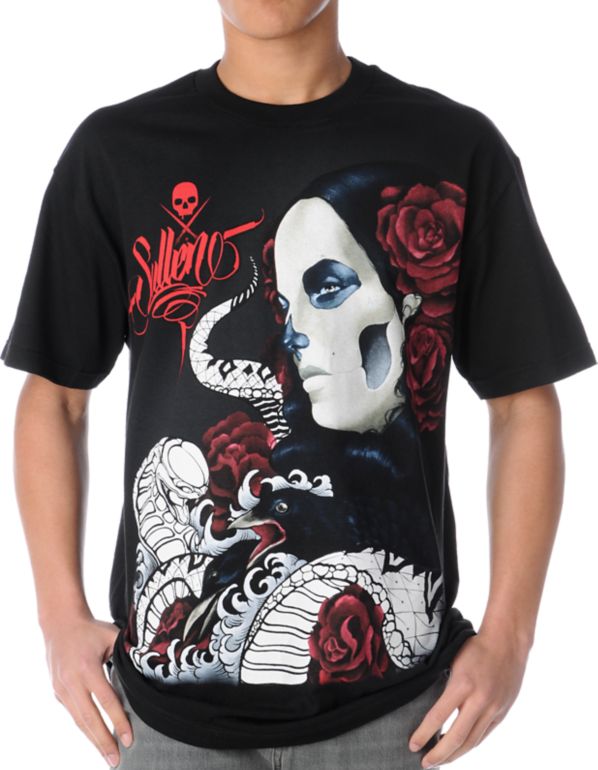 Sullen Deadly Black Tee Shirt