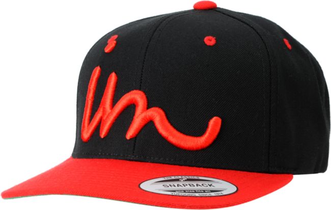 Imperial Motion Curser Black & Red Snapback Hat