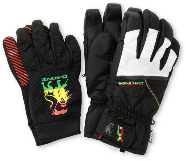 Dakine Pantera 2013 Rasta Snowboard Gloves