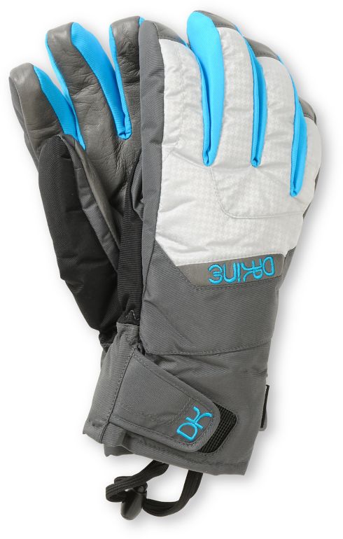 Dakine Tahoe 2013 Silver Houndstooth Girls Snowboard Gloves