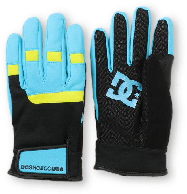 DC Antuco 2013 Black & Teal Park Gloves