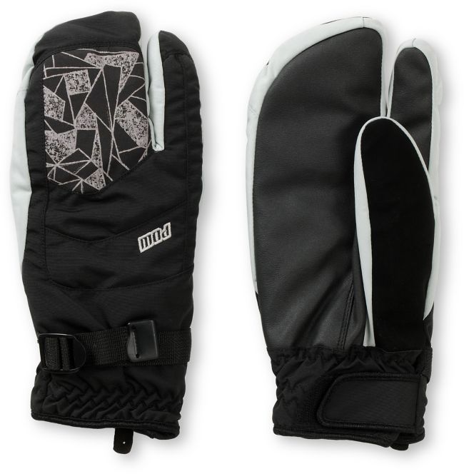 Pow Index Trigger 2013 Black Snowboard Mittens