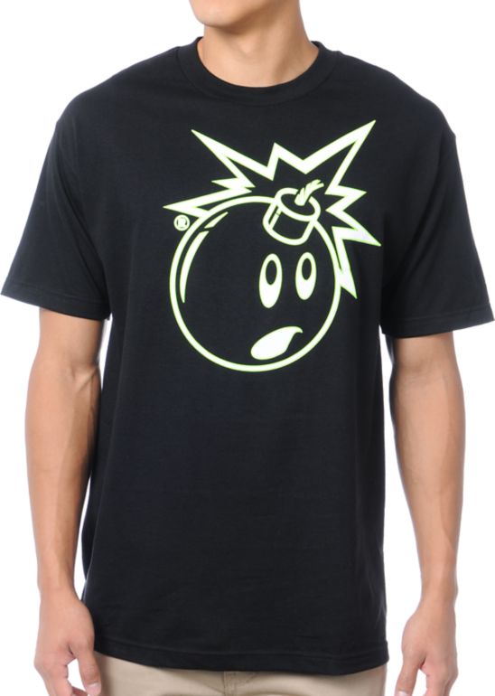 The Hundreds Outliner Adam Black Tee Shirt