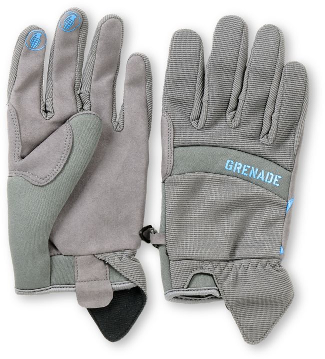 Grenade Murdered Out Grey Pipe Snowboard Glove