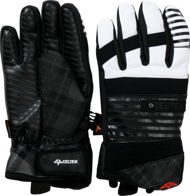 Celtek Faded Black Stripe Snowboard Gloves