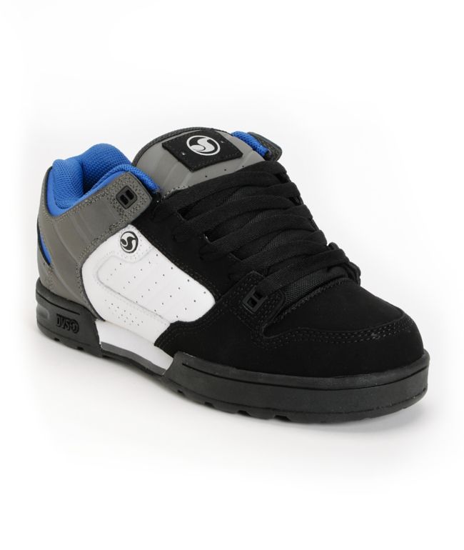 DVS Militia Snow MFM Black, White & Grey Nubuck Shoe