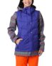 Roxy Bumblebee Moody Blue & Striped Vest & Softshell Combo Jacket