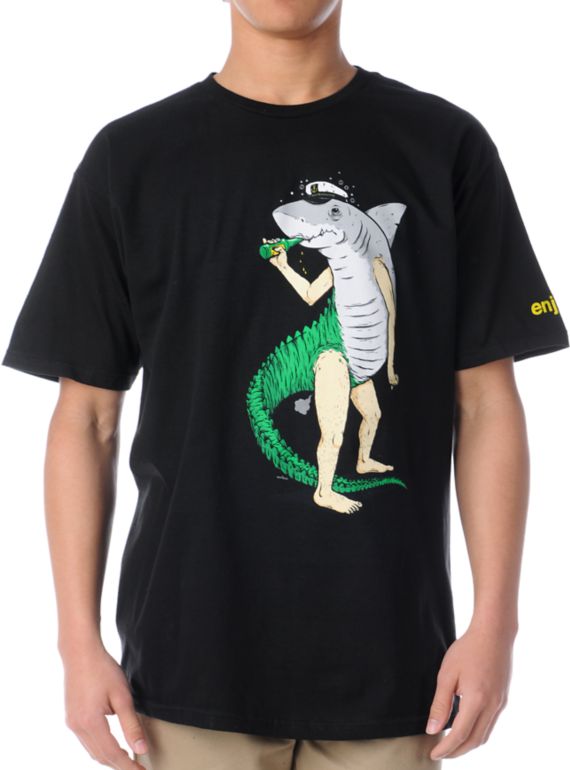 Enjoi Manimal Shark Tee Shirt