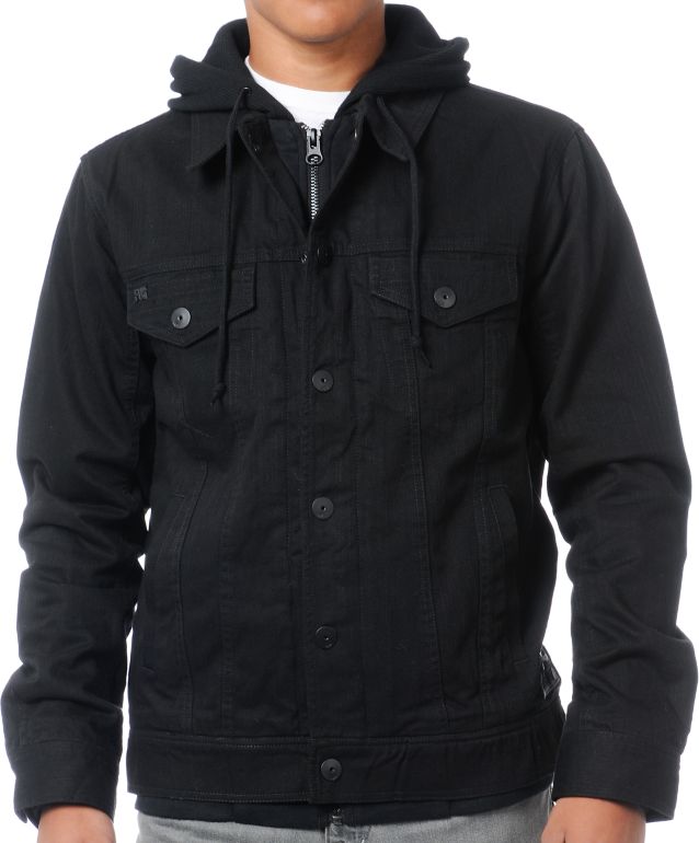 Fox Dunkirk Black Jean Jacket