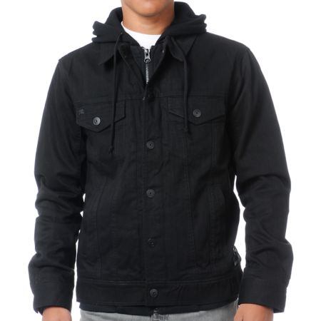 Fox Dunkirk Black Jean Jacket