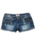 YMI Girls Bree 2.5 Denim Cut Off Shorts