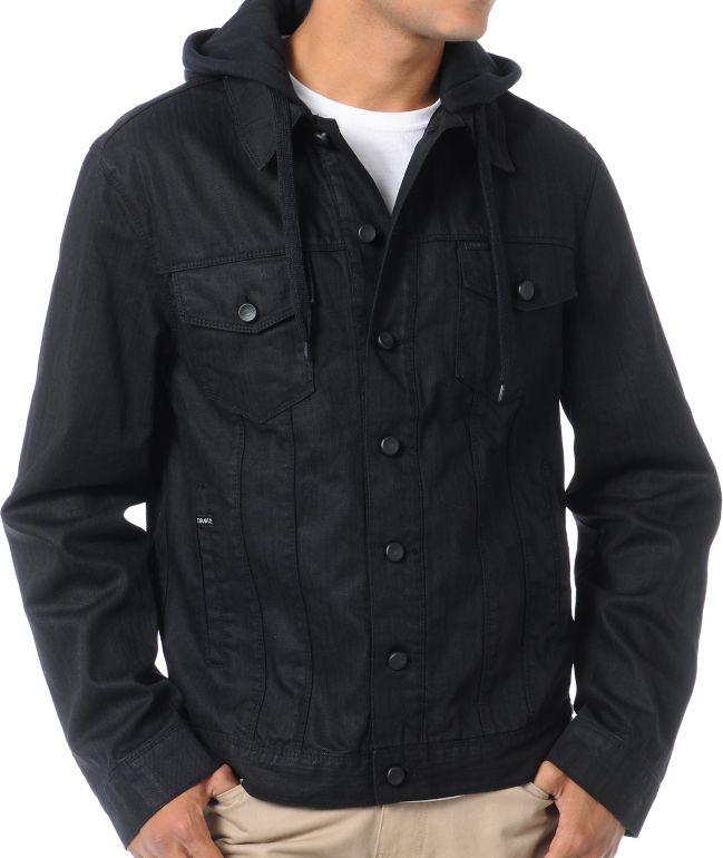 Dravus Ruger Black Waxed Jean Jacket