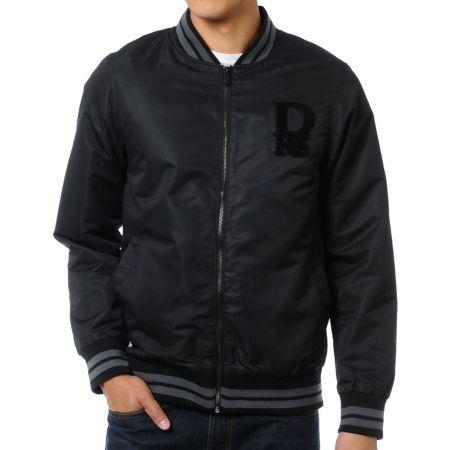 Dravus Higher Learning Black Varsity Jacket 