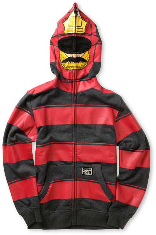 Empyre Boys Pyro Full Zip Face Mask Hoodie