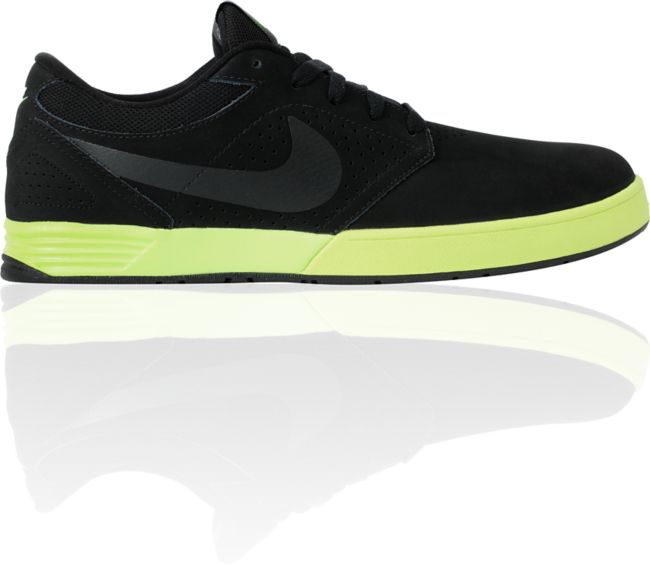 Nike SB P-Rod 5 Lunarlon Black & Volt Skate Shoe
